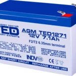 Acumulator AGM VRLA 12V 7.1A 151x65x95mm F2 TED Holland