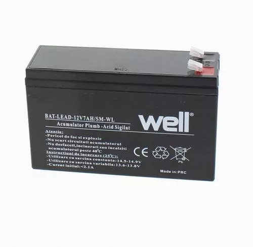 acumulator-plumb-acid-12v-7ah-cu-borne-late-well-151x65x93mm Acumulator plumb acid 12V 7Ah cu borne late Well 151x65x93mm - imagine 1