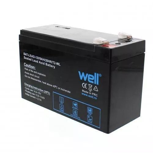 acumulator-plumb-acid-12v-9ah-cu-borne-late-t2-63mm-well-bat-lead-12v9ah-t2-wl Acumulator plumb acid 12V 9AH cu borne late T2 6.3mm Well BAT-LEAD-12V9AH/T2-WL - imagine 1