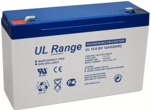 acumulator-plumb-acid-6v-12ah-ultracell Acumulator plumb acid 6V 12Ah Ultracell - imagine 1