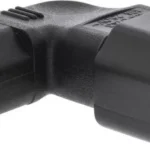 Adaptor de alimentare IEC-320-C14 la IEC-320-C13 la 90 grade spre stanga Valueline VLEP11903B