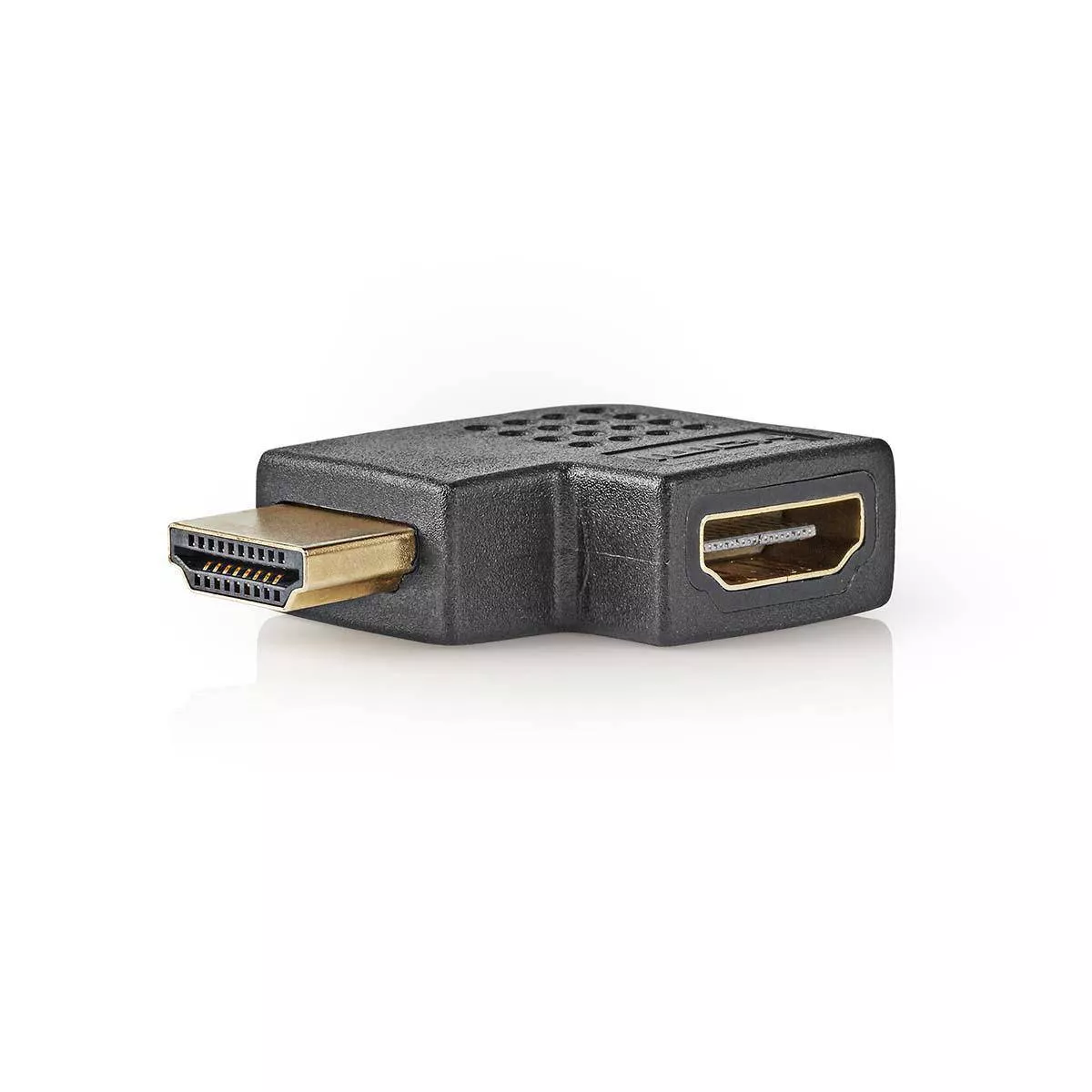 adaptor-hdmi-hdmi-mama-cotit-stanga-mare-viteza-cu-ethernet-nedis Adaptor HDMI - HDMI mama cotit stanga mare viteza cu Ethernet Nedis - imagine 1
