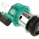 Adaptor mufa mama bricheta auto x1 10A 12÷24VDC verde PRO CAR 68131100