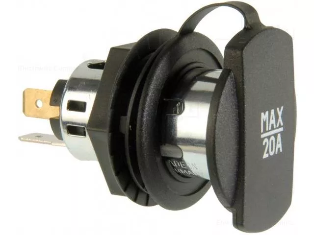 adaptor-mufa-mama-bricheta-auto-x1-20a-12-24vdc-pro-car-68140800 Adaptor mufa mama bricheta auto x1 20A 12÷24VDC PRO CAR 68140800 - imagine 1