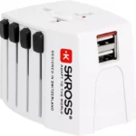 Adaptor priza Skross Universal cu 2 porturi USB