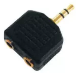 Adaptor stereo Jack 3.5 mm la 2x 3.5 mm mama