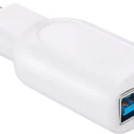 Adaptor USB 3.0 A mama - USB Type C tata alb Goobay