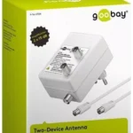 Amplificator semnal TV/antena DVB-T DVB-T2 DVB-C 2x 15dB Goobay