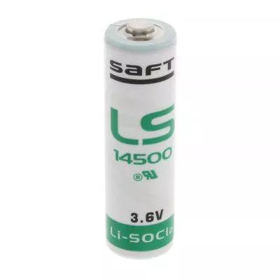 baterie-36v-aa-li-soci2-lithium-saft-ls14500-505x147mm Baterie 3.6V AA Li-SOCI2 Lithium SAFT LS14500 50.5x14.7mm - imagine 1