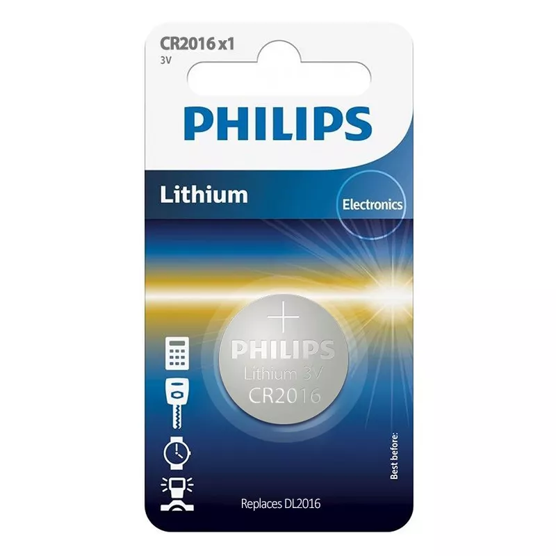 baterie-lithium-cr2016-blister-1buc-philips Baterie lithium CR2016 blister 1buc PHILIPS - imagine 1