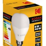 Bec LED KODAK E14 6W 480lm echivalent 40W 6000K lumina rece