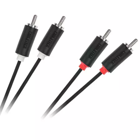 cablu-2x-rca-1m-cabletech-kpo3954-1 Cablu 2x RCA 1m Cabletech KPO3954-1 - imagine 1