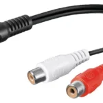 Cablu adaptor Jack 3.5 mm tata stereo la 2x RCA mama Goobay