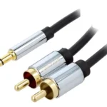 Cablu audio Jack 3.5 mm - 2x RCA 3m ecranat aurit VENTION BCFBI