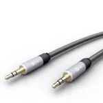 Cablu audio jack stereo 3.5 mm tata - 3.5 mm tata 5m dublu ecranat Goobay Plus