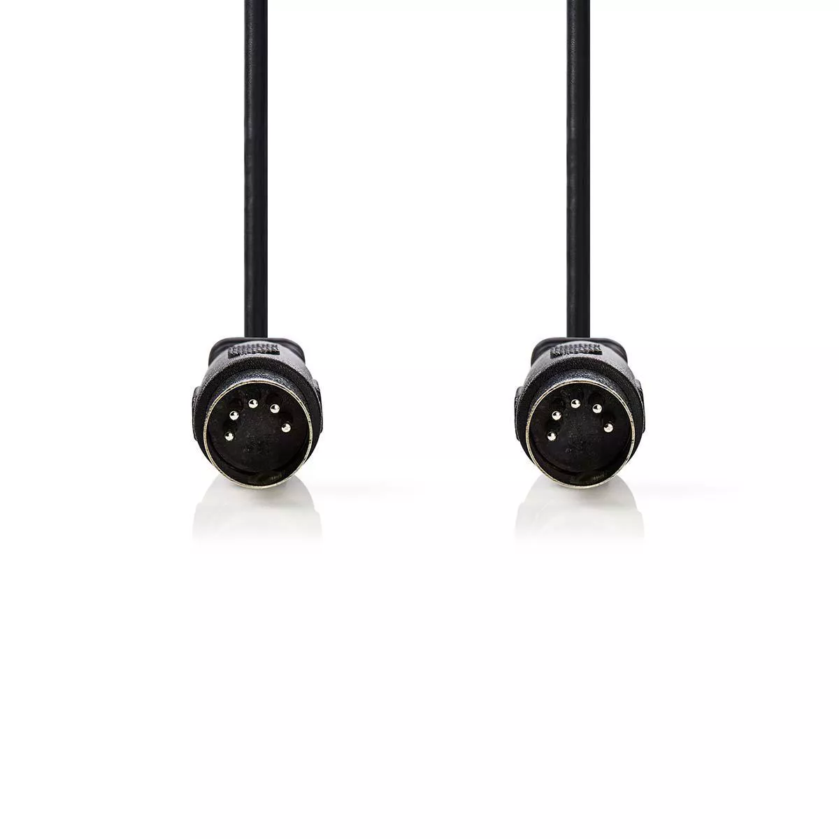 cablu-audio-stereo-nedis-din-5-pini-tata-din-5-pini-tata-3m Cablu audio stereo Nedis DIN 5 pini tata - DIN 5 pini tata 3m - imagine 1