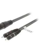 Cablu audio Stereo XLR 3-Pini mama - 2x RCA tata 3m gri Sweex