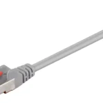 Cablu CAT6 PiMF SFTP 2m 2x RJ45 cupru ecranat gri Goobay