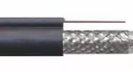 Cablu coaxial RG6 cu sufa 75R autoportant fire otel cuprat ecranat cu folie Al+Al&Mg 48X0.12 1m Well