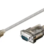 Cablu convertor Windows 10 USB la RS232 Serial DB9 1.5m Goobay