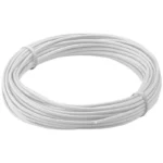 Cablu cupru multifilar izolat 10m alb 1x0.14mm Goobay