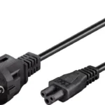 Cablu de alimentare 1.8m conector tip F CEE 7/7 la priza C5 10A laptop Goobay