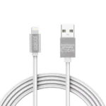Cablu de date 2in1 iPad iPhone Lightning +Micro USB 1m 1A alb delight