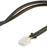 Cablu de extensie alimentare placa de baza 8 pini EPS tata-mama 0.44m Goobay