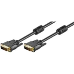 Cablu Dvi dual link 3m Dvi-d 24+1 la Dvi-d 24+1 Goobay