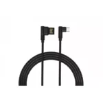 Cablu Golf Pudding Micro USB 48M 1m 2.4A negru