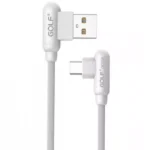 Cablu Golf Wing Micro USB 45M 1m 2.4A alb