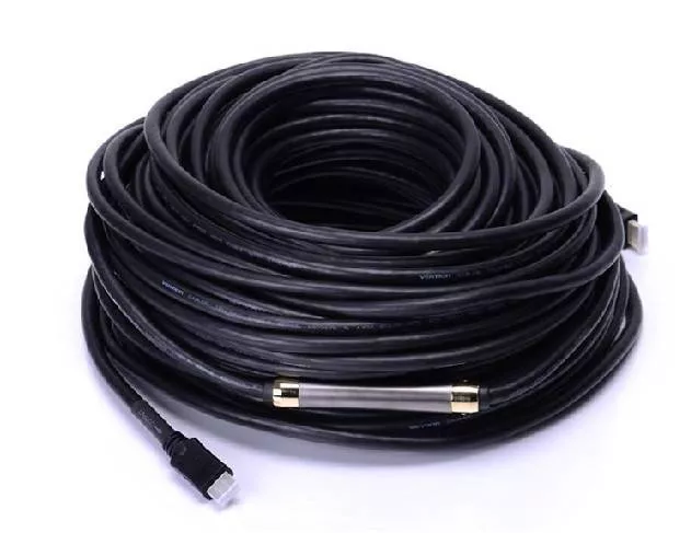 cablu-hdmi-20m-aurit-tata-tata-ferita-cu-ethernet-ca-f-cu-amplificator-v14-pe-cablu Cablu HDMI 20m aurit tata-tata ferita cu Ethernet CA F cu amplificator V1.4 pe cablu - imagine 1