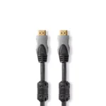 Cablu HDMI Nedis Ethernet 2.5m 4K 60HZ 18Gbps antracit