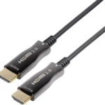 Cablu HDMI v2.0 cu fibra optica AOC HDMI tata - HDMI tata aurit 40m Well