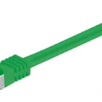 Cablu patch SFTP CAT7 0.25m verde 2x RJ45 cupru ecranat Goobay