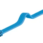 Cablu plat Cat6A UTP 1m 500MHz RJ45 cupru albastru Goobay