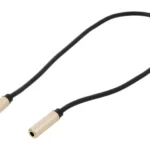 Cablu prelungire audio stereo Jack 3.5 mm mama-mama 0.3m aurit negru VENTION BFABY