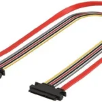 Cablu prelungitor alimentare si date SATA 0.5m Goobay