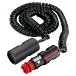 Cablu prelungitor bricheta auto 12-24 8A tata-mama 2.5m neagra PRO CAR
