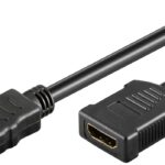 Cablu prelungitor HDMI tata - mama 3m HighSpeed v1.4 Ethernet 4K Ultra HD 2160p 30Hz Goobay