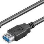 Cablu prelungitor USB 3.0 3m A tata la A mama triplu ecranat Goobay