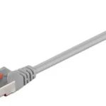 Cablu retea PiMF CAT6e SFTP 0.5m 2x RJ45 cupru ecranat gri Goobay