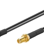 Cablu RP-SMA 5m mama-tata LMR 195 cupru 50 ohm Goobay