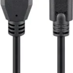 Cablu USB 2.0 tata la USB Type C tata 1.8m 3A negru Goobay
