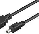 Cablu USB 2.0 USB A tata - mini USB B tata 1.8m Goobay