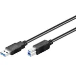 Cablu USB 3.0 USB A tata la B tata 1.8m Goobay