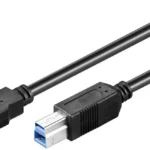 Cablu USB 3.0 USB A tata - USB B tata 0.5m Goobay