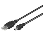 Cablu USB A tata la mini USB tata 1.8m Goobay