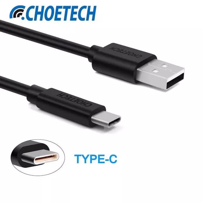 cablu-usb-a-usb-type-c-3m-24a-negru-choetech-ac0004 Cablu USB-A - USB TYPE C 3m 2.4A negru Choetech AC0004 - imagine 1