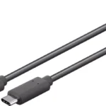 Cablu USB Type C Generatia 1 tata-tata 1.5m negru GOOBAY